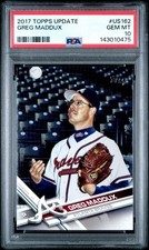 2017 Topps Update Series - Legend Variation SP Greg Maddux #US162 PSA 10 💎💎💎
