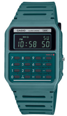 Casio CA-53WB-3B Calculator Green Digital Retro Watch Original / Tracking