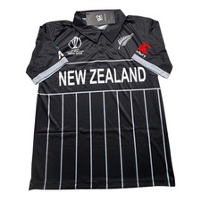 New Zealand Cricket Shirt 2023 World Cup Black Caps Replica Jersey S-5XL UK