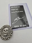 1 oz .999 Silver Pirate Skull Round w/ COA – Weighs 1.1 oz – Unique Art Coin
