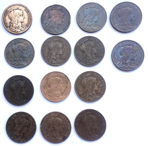Lot 14 Pieces 10 CENTIMES France Dupuis REF82807 - Picture 2 of 2