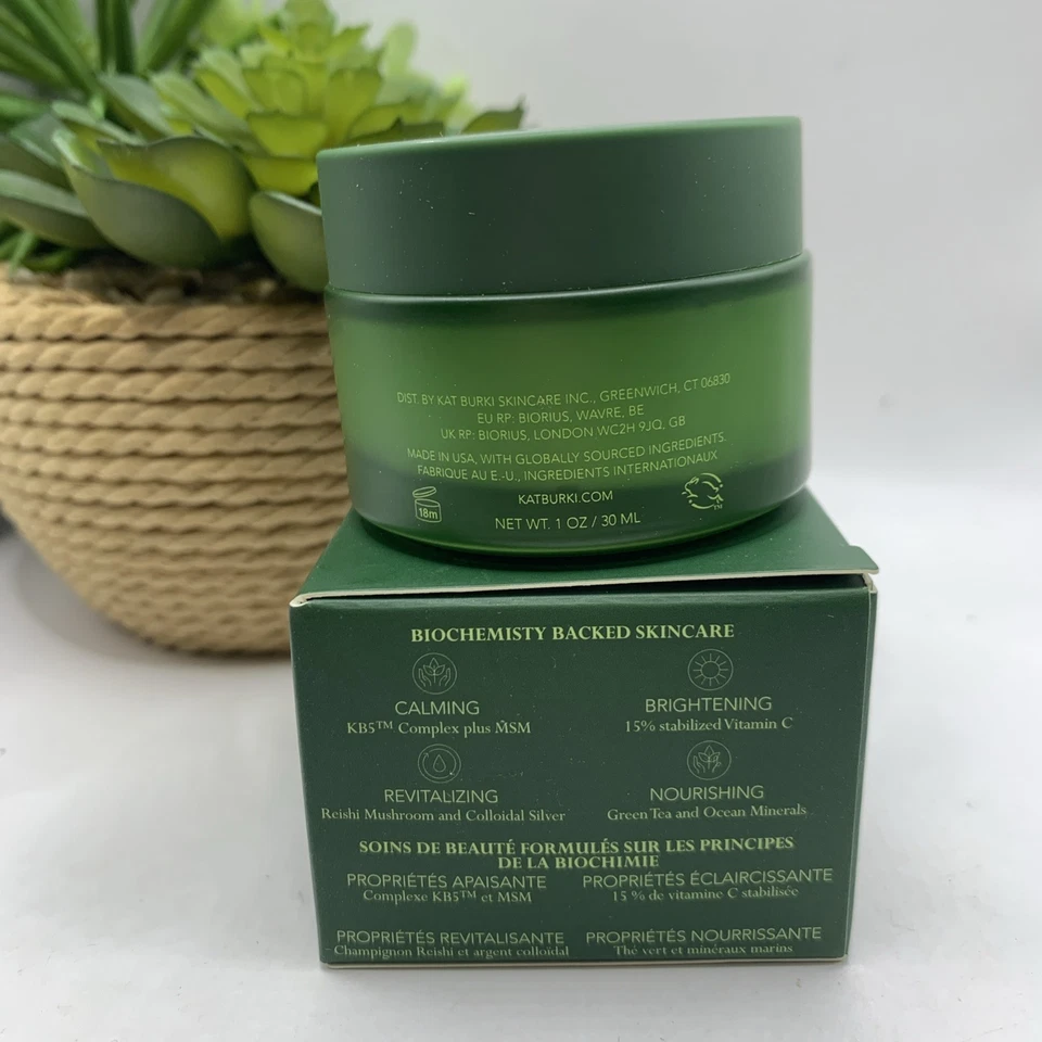 KAT BURKI Vitamin C Intensive Face Cream NEW In Box BRIGHTEN 1oz RV $80 FREESHIP - Image 2 of 3
