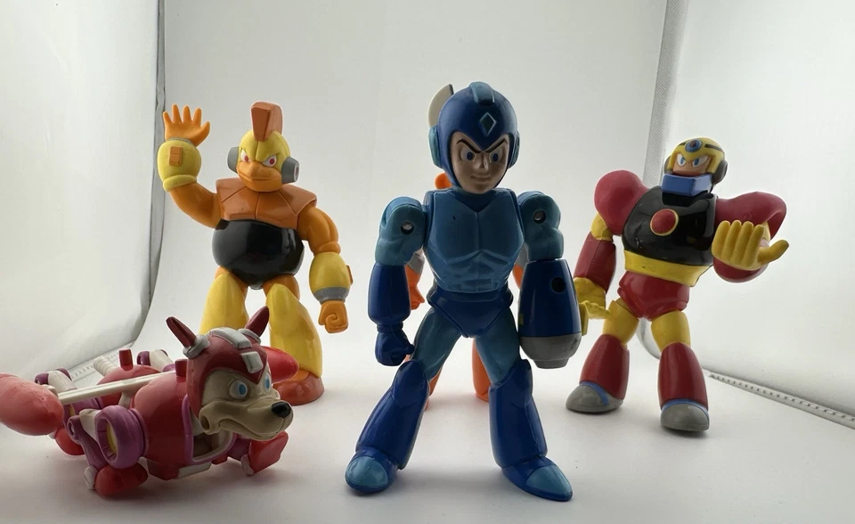 Lote de 5 figuras de acción Bandai Megaman 1994 Foto 2 de 4