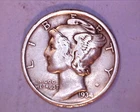 1934-D MERCURY DIME  F *** 716-6