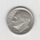 1952 D 10¢ DIME 90% SILVER TEN CENTS DENVER MINT UNITED STATES OF AMERICA USA