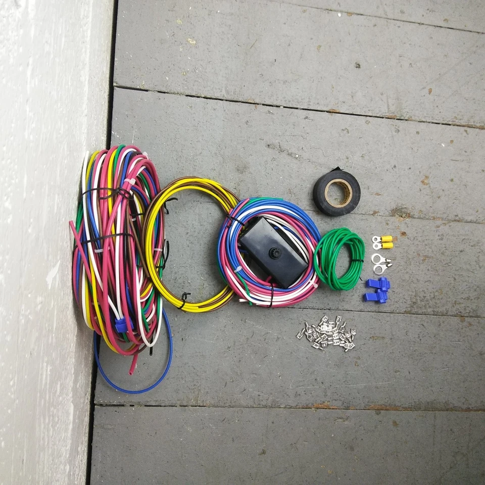 Glass Fuse Wire Harness for 1936-50 Cadillac Nose-to-Tail Period Correct 12v 69T - Image 2 of 4