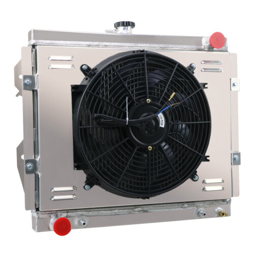 4 Row Radiator Shroud Fan For 84-1995 Toyota Pickup 4 Runner SR5 DLX L4 2.4L AT - Picture 6 of 12