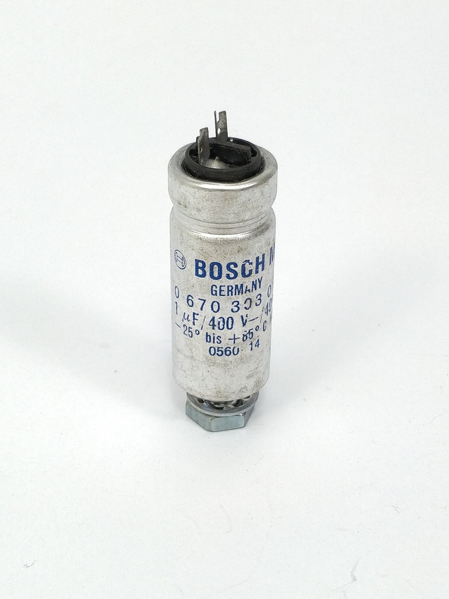 Bosch 0 670 303 014 Capacitor 1uF 400V | eBay