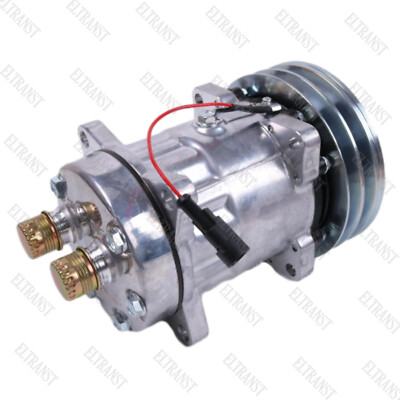 Sanden SD7H15 A/C Compressor 86993462 for Case 2366 2377 2388 2577