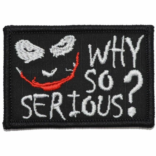 Warum so ernst? Joker Zitat - 2x3 Patch - Bild 7 von 9