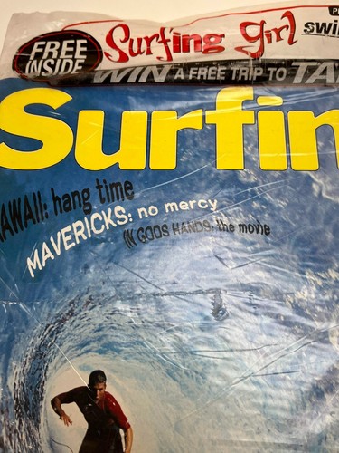 SURFING MAGAZINE APRIL 1998 NEW IN MAILER BAG WITH SURFING GIRL SPECIAL SURF NEW - Picture 3 of 4