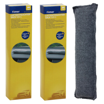 2x 500g Luftentfeuchter Silica Gel wieder verwendbar Auto Wohnwagen und Keller