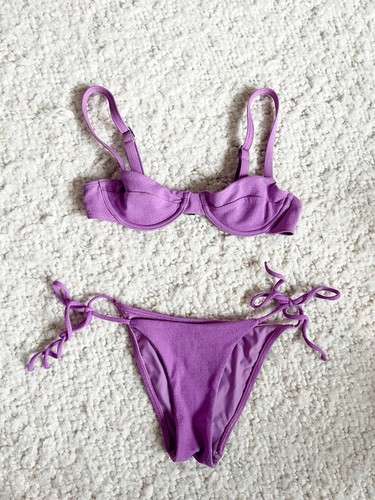 Matteau Balconette String Bikini Orchid Purple Size 1/XS - Picture 3 of 5
