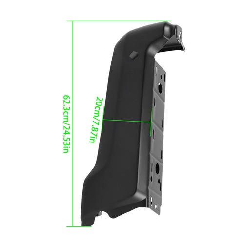 Rear Bumper Black Left Side With Sensor Holes For 2017-2022 Ford F250 F350 F450 - Picture 3 of 14