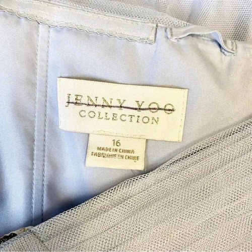 Neu mit Etikett BHLDN Anthropologie Jenny Yoo Ryder wandelbares Maxikleid lang blau 16 - Bild 11 von 14