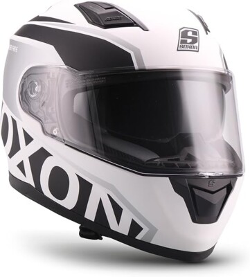 SOXON ST-1000 RACING WHITE  INTEGRAL-HELM - MOTORRAD FULL FACE Größe XXL 63-64cm