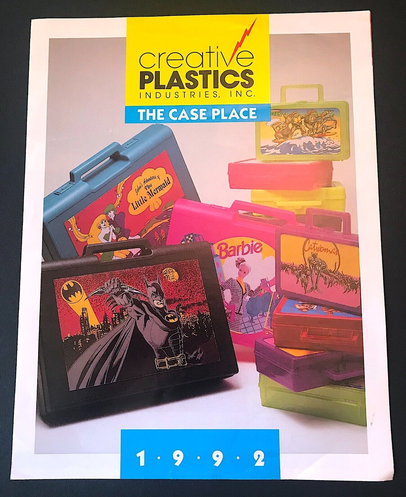 Creative Plastics 4 pg brochure-Batman®, Teenage Mutant Ninja TurtlesTM, Barbie®