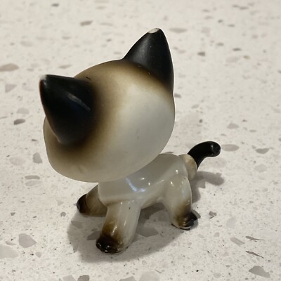 Littlest Pet Shop Siamese Cat #5 Blue eyes Hasbro | eBay
