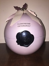 Flowerbomb Victor And Rolf Christmas Tin Only Starry Sky Night Perfume Empty 
