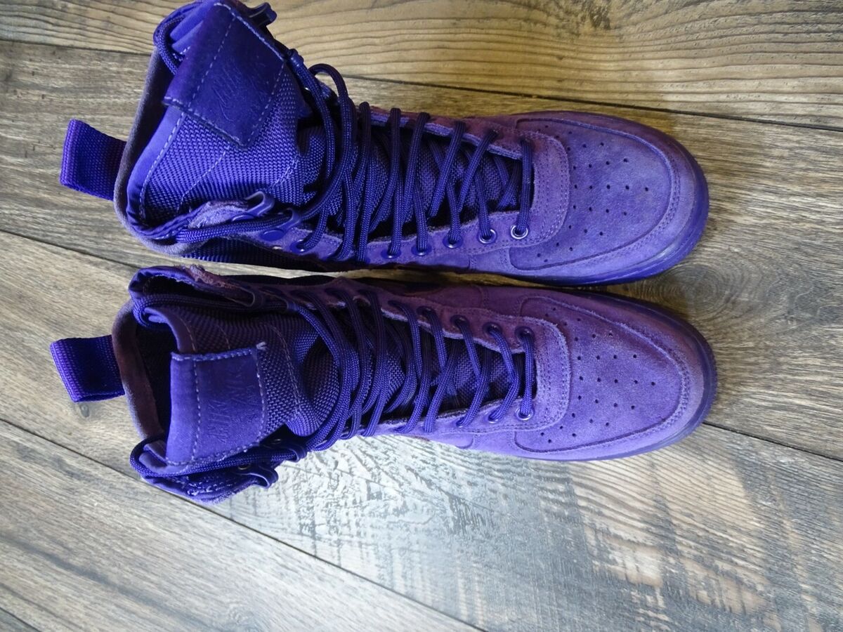 Nike SF Air Force 1 High - Court Purple - Men's Size 5 (no Nike SF Air Force 1 High - Court Purple - Men's Size 5 (no
