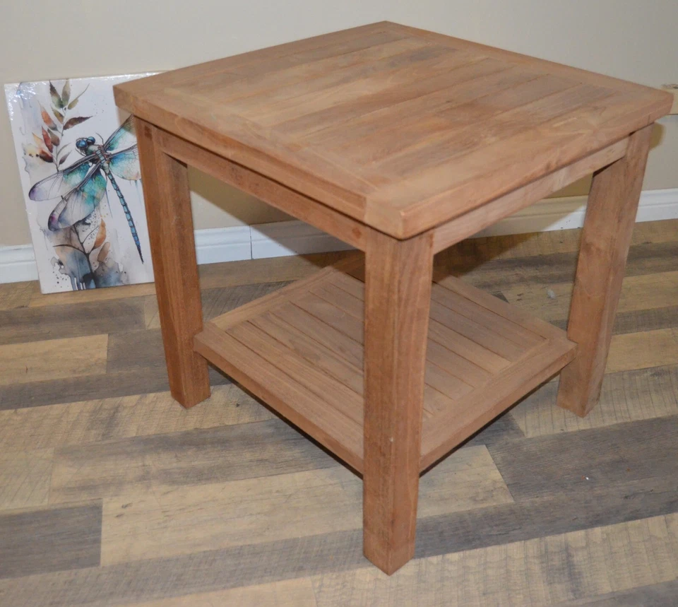 Teak Side Table for indoor or outdoor use - Image 3 of 4