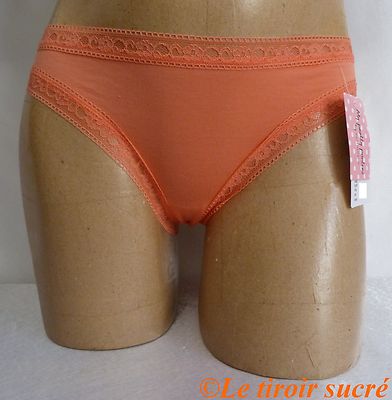 Shorty Boxer Passionata Softy Lace - Taille S - Orange - Neuf Avec étiquettes