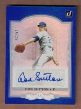 2021 DONRUSS CLASSICS AUTOGRAPHS BLUE DON SUTTON #24/25