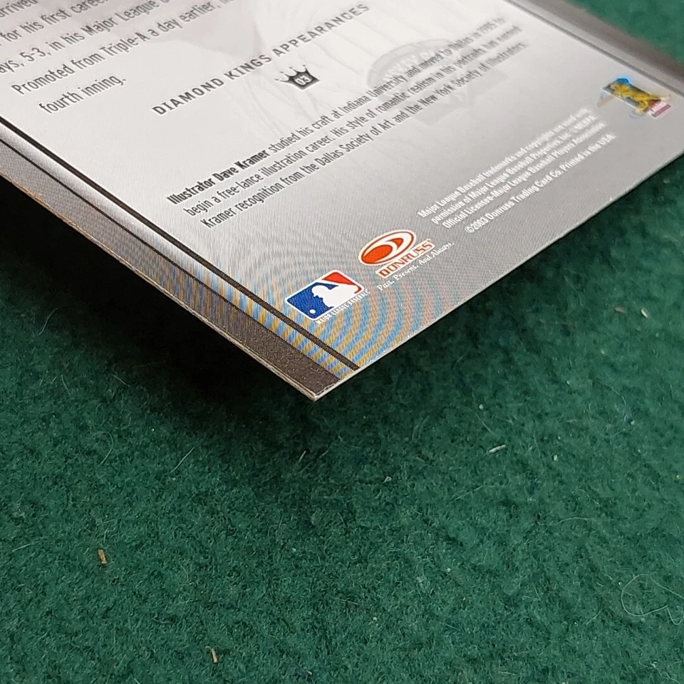 Joe Borchard 2003 Donruss Diamond Kings White Sox ROOKIE Baseball Card #151 - Image 3 of 4