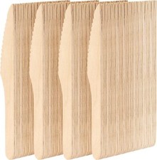 Wooden Cutlery Knives Biodegradable Wood Catering Knive Birthday Parties Events