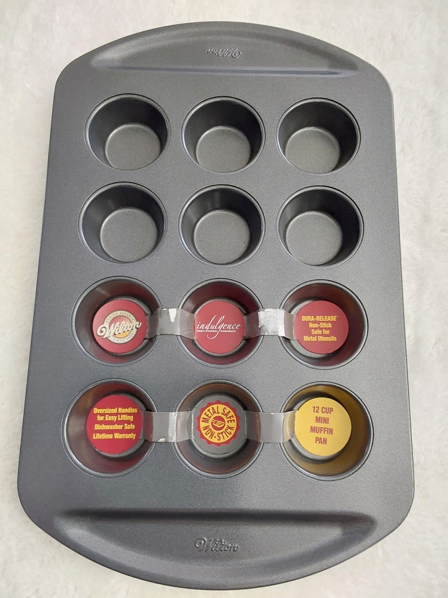 Wilton 12 Cup Mini Muffin/Cupcake Pan Premium Non-Stick Bake-Ware