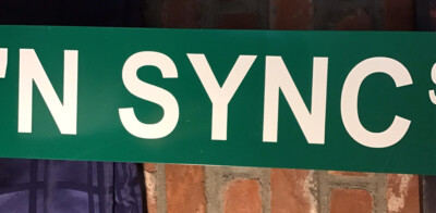 N'Sync サイン N SYNC Street Sign 2ft Long With Is 6in Great Condition | eBay