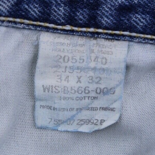 Jeans Lee vintage para hombre rectos lavado medio desgastados EE. UU. talla 34x32 (Sr 33x30) - Imagen 4 de 12