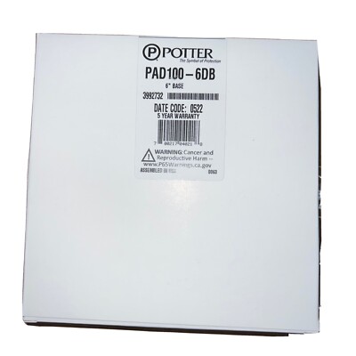 POTTER PAD100-6DB Addressable Detector Base