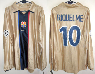 ウェア FC Barcelona 2001-2002 away uniform NIKE FC Barcelona 2001 2002 Away Long Sleeve Camiseta Jersey Nike