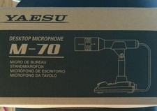 Yaesu M-70 Desktop Stand Microphone Low Frequency Cut w/Microphone Cable New