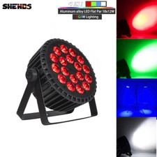 SHEHDS 18x12W RGBW 4IN1 Aluminum alloy LED Flat Par Lighting For Stage Effect DJ