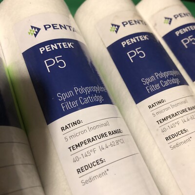 WATER FILTER Pentek P5 5 Micron Standard 10'' x 2.5''  Spun  Sediment SEALED