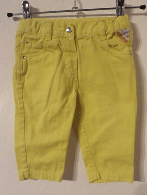 Nucleo ° coole Jeans Gr. 74 gelb Baby Mode Mädchen Kleidung Hose Jeans   ANSEHEN
