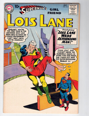 SUPERMAN'S GIRLFRIEND LOIS LANE #18 4.5 1960 OW/W PAGES GREG EIDE COLLECTION