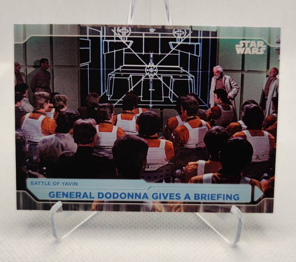 スターウォーズ CCG ドドンナ将軍 カード 2021 Topps Star Wars Battle Plans General Dodonna Gives a Briefing