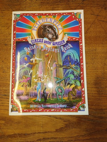 Circus Fliegenpilz Zirkus unter Wasser Circo Cirque Programmheft 1995 Emmerthal