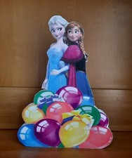 sagoma  Frozen Elsa e Anna in polistirolo alti 25 cm