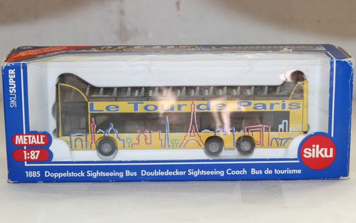 SIKU SUPER SERIE- 1885 - MAN LION'S CITY DD OPEN TOP TOUR BUS - LE TOUR DE PARIS - Picture 7 of 11