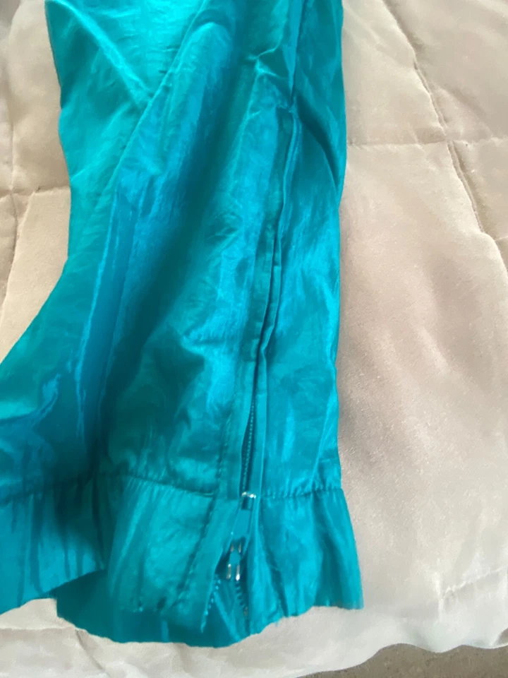 Conjunto de chándal chaqueta cortavientos y pantalones vintage Bold Spirit verde azulado brillante talla M Foto 3 de 4