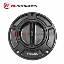 CNC Keyless Gas Fuel Cap + Bolts For Honda CMX Rebel 500 300 17-2020 Monkey 125