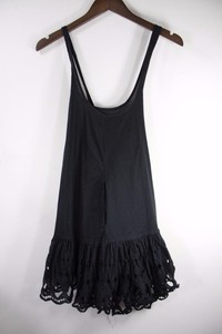 black frilly dress