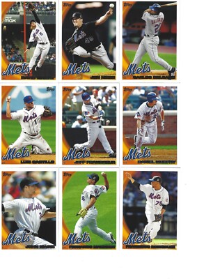Topps Complete New York Mets 2010 Team Set MLB w/ Protective Plastic Case
