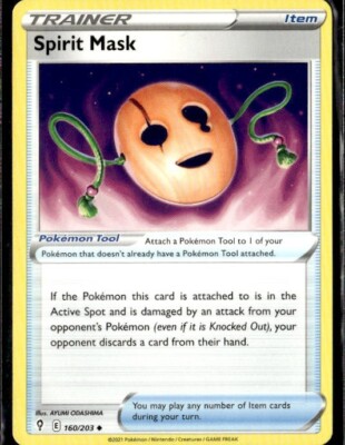 2021 Sword & Shield Evolving Skies Spirit Mask 160/203