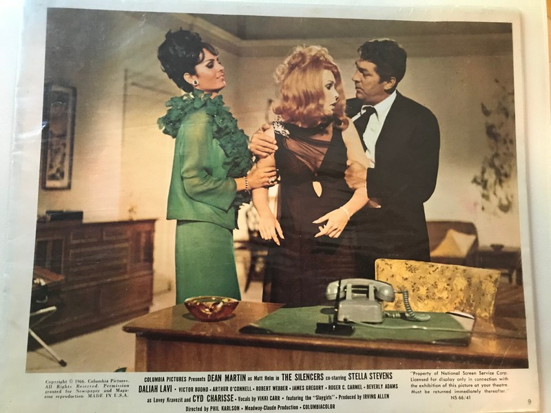 The Silencers original color 8x10 Dean Martin Stella Stevens Dahlia Lavi 1966