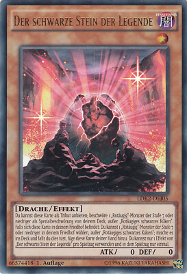 YU-GI-OH, DER SCHWARZE STEIN DER LEGENDE, UR, LDK2-DEJ05, 1. Auflage, TOP